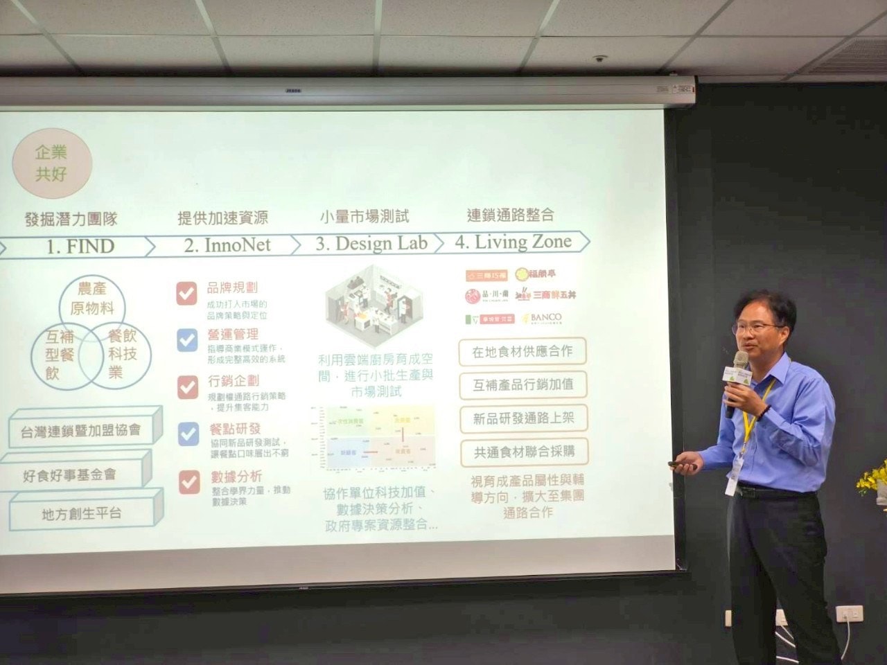 通路代表說明如何跨單位合作及通路整合 （三商餐飲）