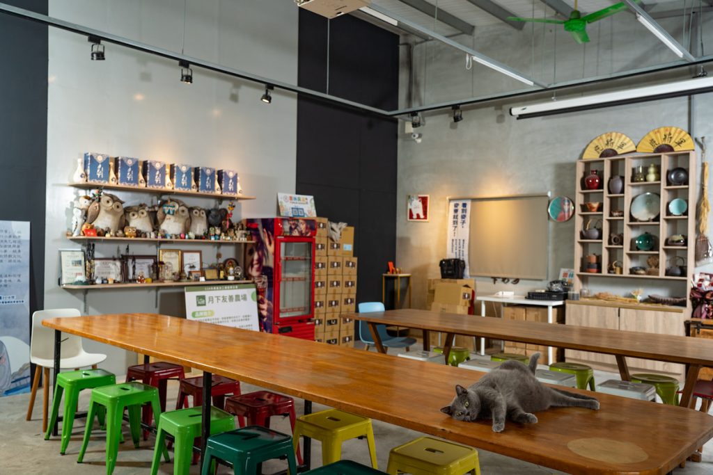 月光下友善農場辦理課程與走讀活動的空間。