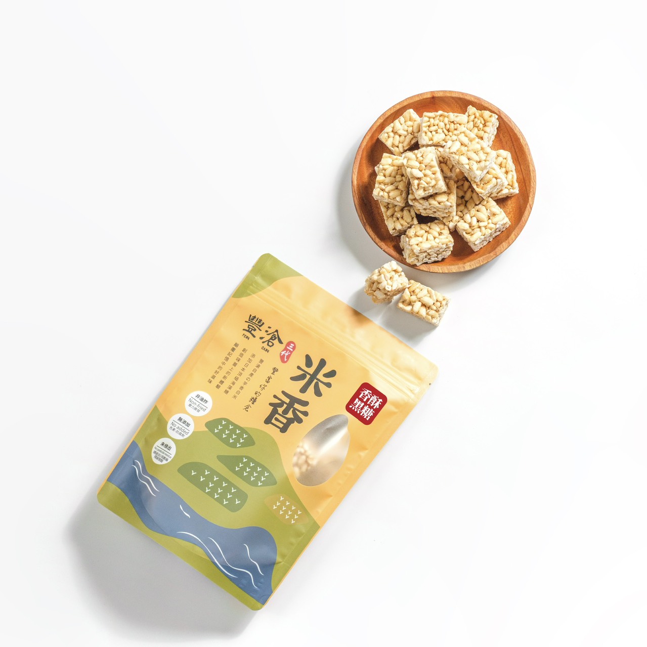 豐滄米香-香酥黑糖125元(110g/包)