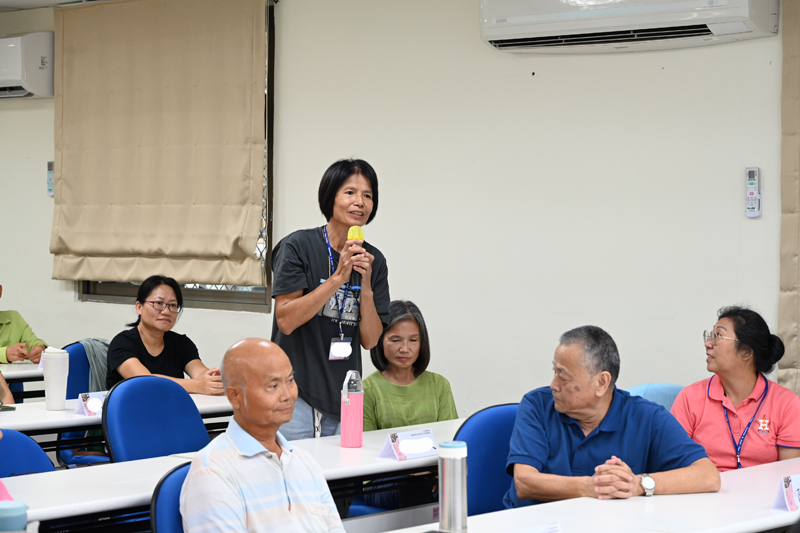 座談會上學員提出課程建議及心得分享
